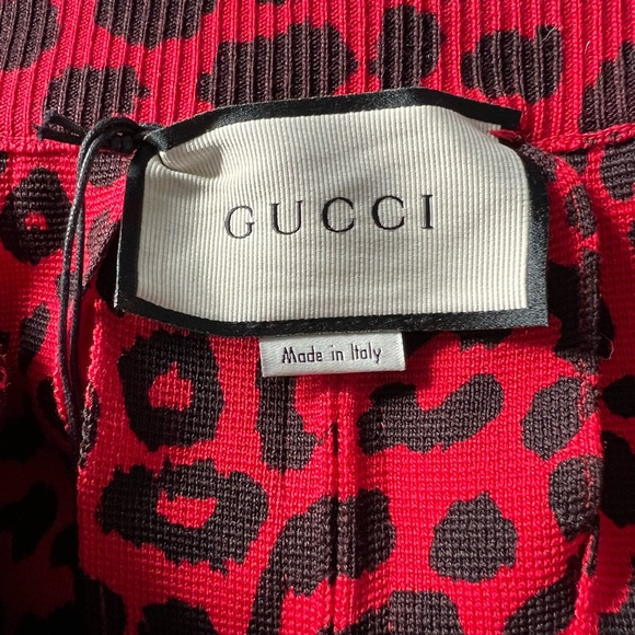 NWT Gucci Leopard Print Skirt - Picture 9 of 12